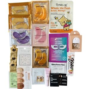 NEW 20pc Lot Self Care Spa Bundle Eye Masks, K-Beauty, Disney, Clé de Peau, RMS